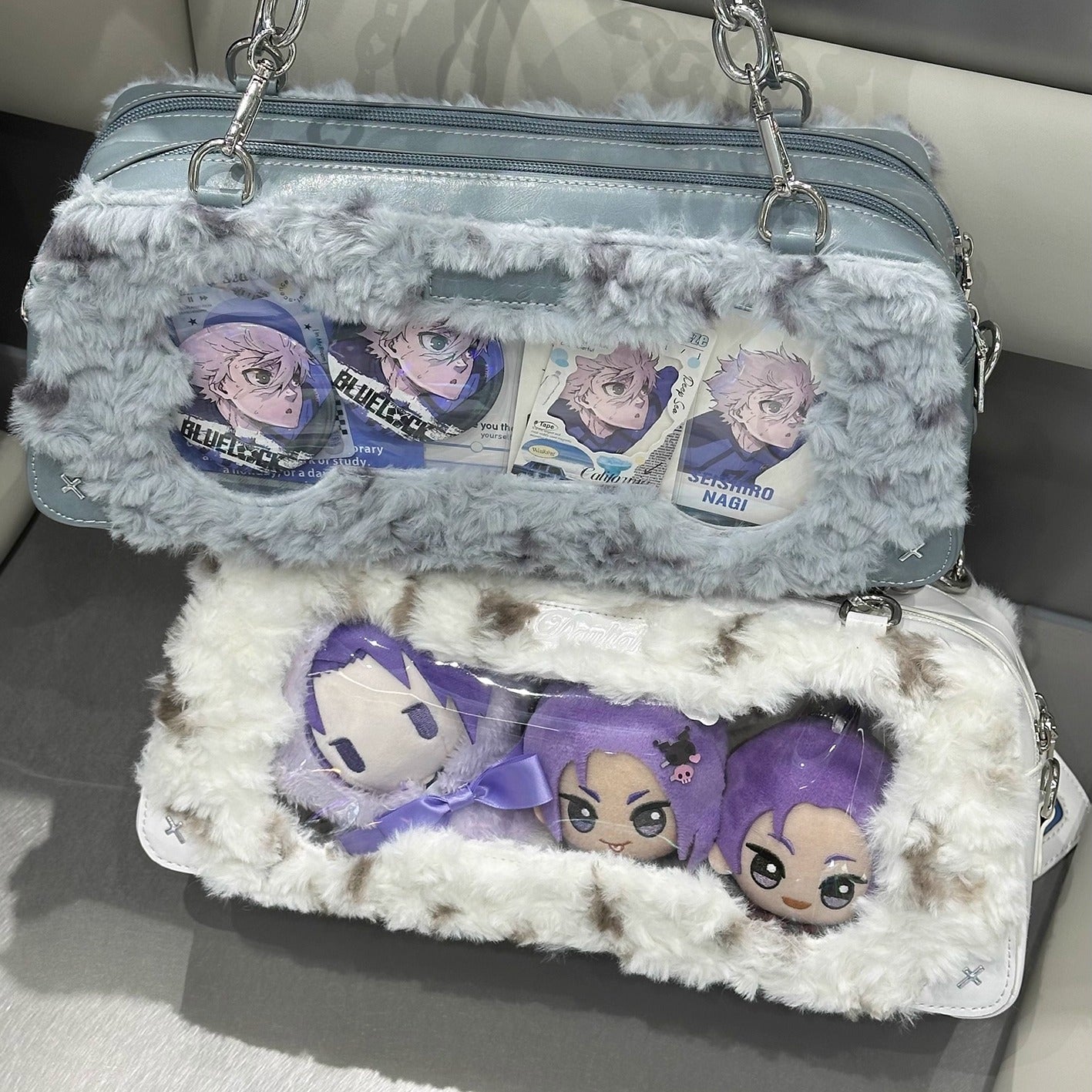 【予約】Daylight ワンワン雪餅 もふもふ痛バッグ カードケース付き