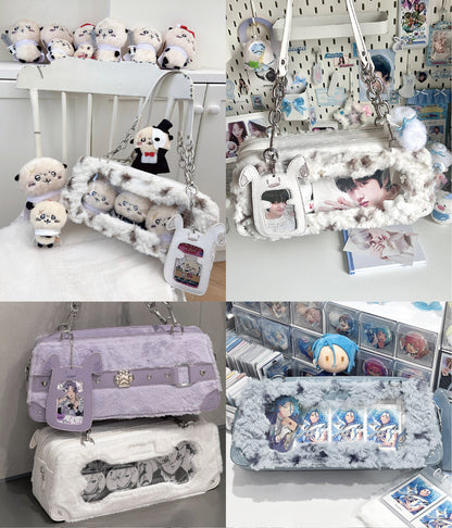 【予約】Daylight ワンワン雪餅 もふもふ痛バッグ カードケース付き