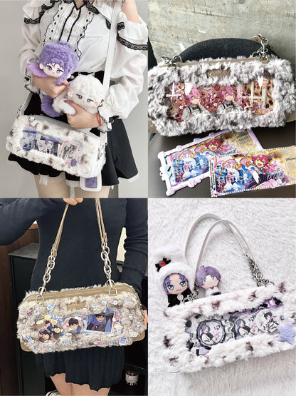 【予約】Daylight ワンワン雪餅 もふもふ痛バッグ カードケース付き