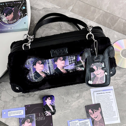 【予約】Daylight ワンワン雪餅 もふもふ痛バッグ カードケース付き