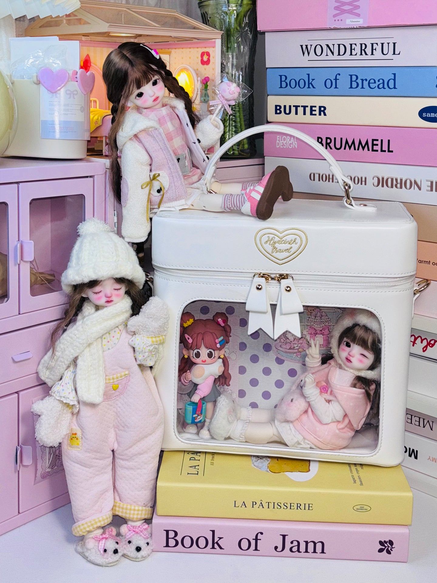 【予約】緑山の壁 風信ゆうゆう 2way痛バッグ ぬいぐるみ BJDドールバッグ