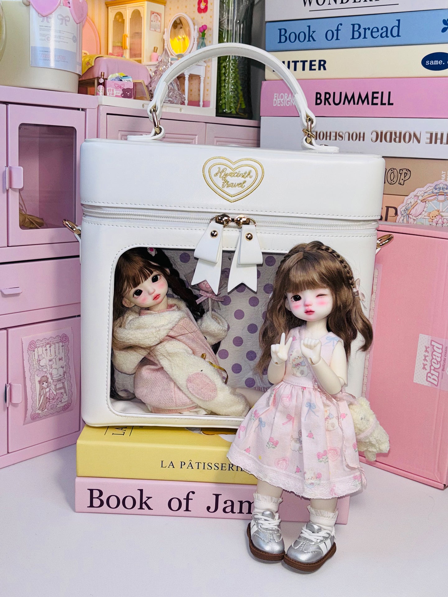 【予約】緑山の壁 風信ゆうゆう 2way痛バッグ ぬいぐるみ BJDドールバッグ