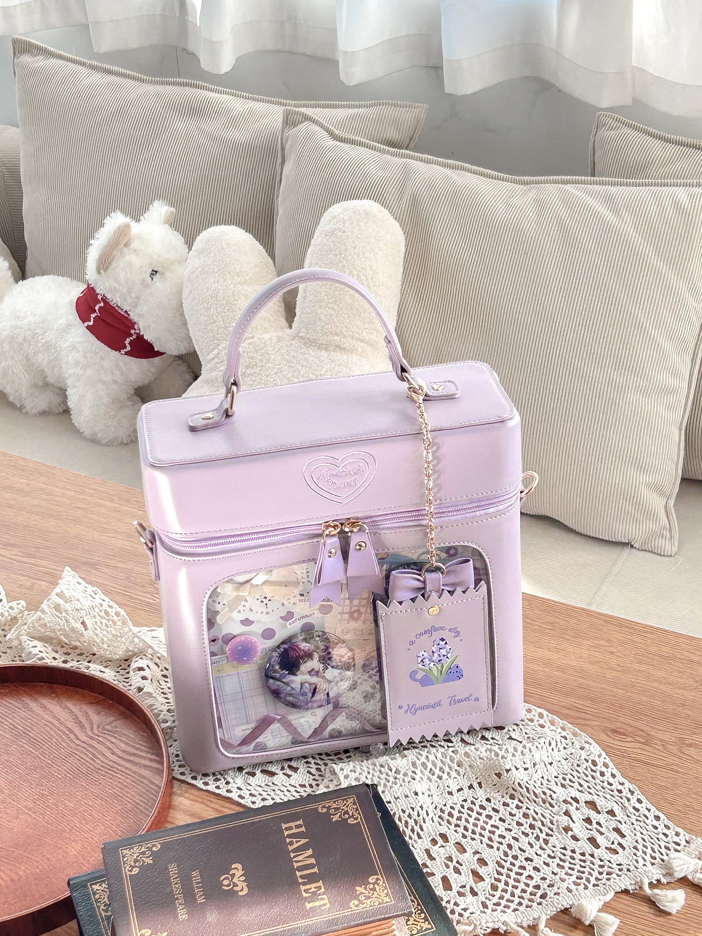 【予約】緑山の壁 風信ゆうゆう 2way痛バッグ ぬいぐるみ BJDドールバッグ