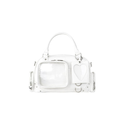 【予約】暴躁小梅 小秋也 痛バッグ ボストンバッグ ぬいぐるみ収納可