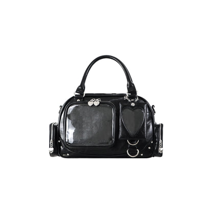 【予約】暴躁小梅 小秋也 痛バッグ ボストンバッグ ぬいぐるみ収納可