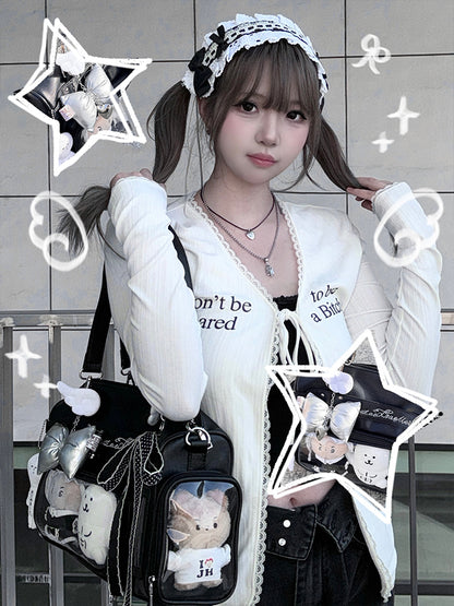 【予約】暴躁小梅 小春町 痛バッグ ボストンバッグ ぬいぐるみ収納可