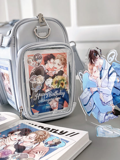 【予約】暴躁小梅 小春町 痛バッグ ボストンバッグ ぬいぐるみ収納可