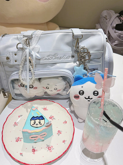 【予約】暴躁小梅 小春町 痛バッグ ボストンバッグ ぬいぐるみ収納可