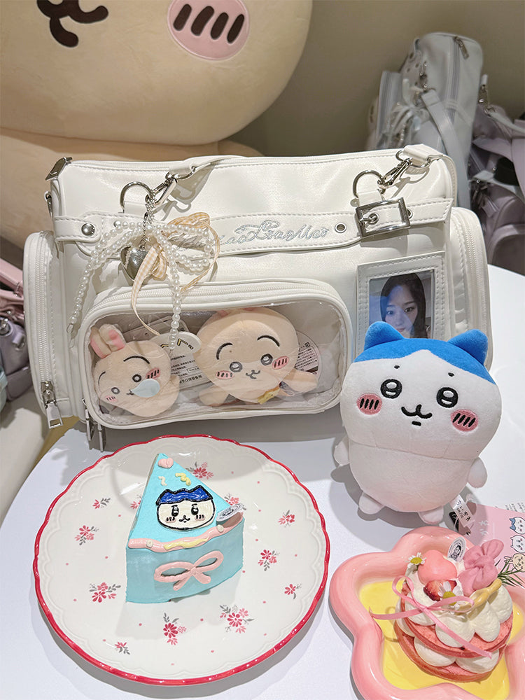 【予約】暴躁小梅 小春町 痛バッグ ボストンバッグ ぬいぐるみ収納可