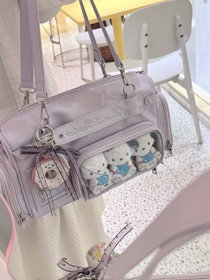 【予約】暴躁小梅 小春町 痛バッグ ボストンバッグ ぬいぐるみ収納可