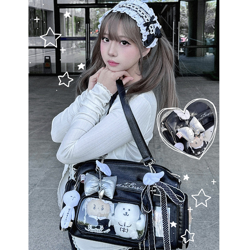 【予約】暴躁小梅 小春町 痛バッグ ボストンバッグ ぬいぐるみ収納可