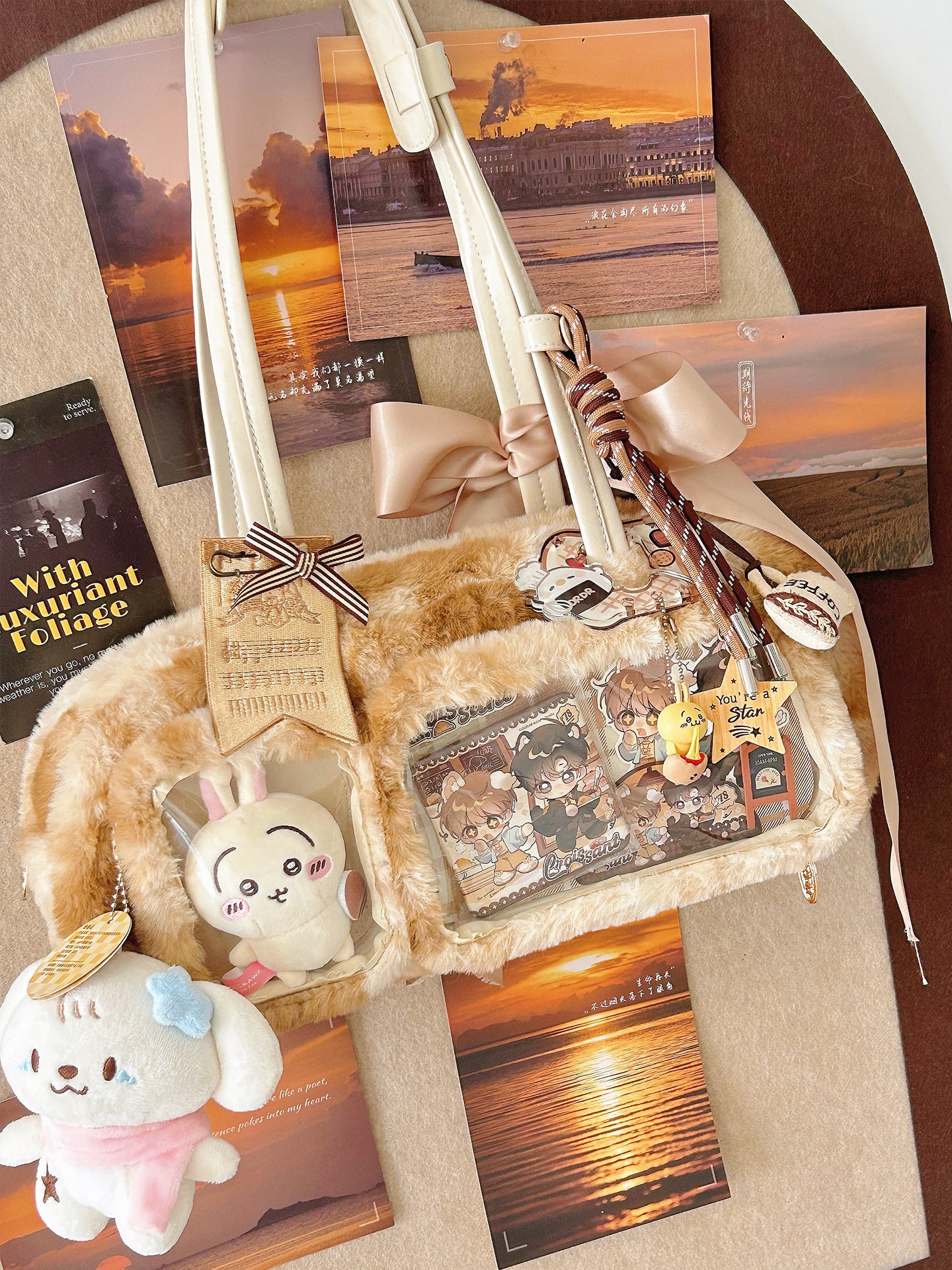 【予約】DRDR ふわふわパン トート痛バッグ ぬいぐるみ収納可