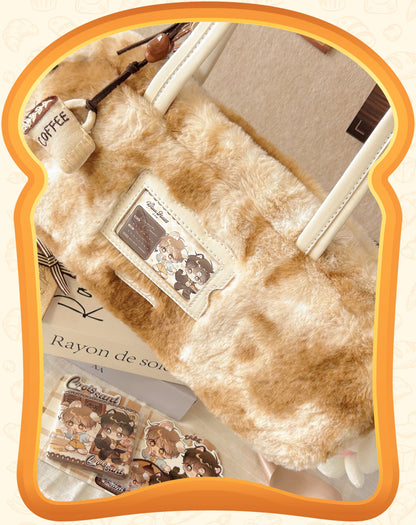 【予約】DRDR ふわふわパン トート痛バッグ ぬいぐるみ収納可