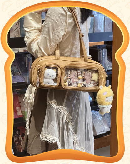 【予約】DRDR ふわふわパン トート痛バッグ ぬいぐるみ収納可