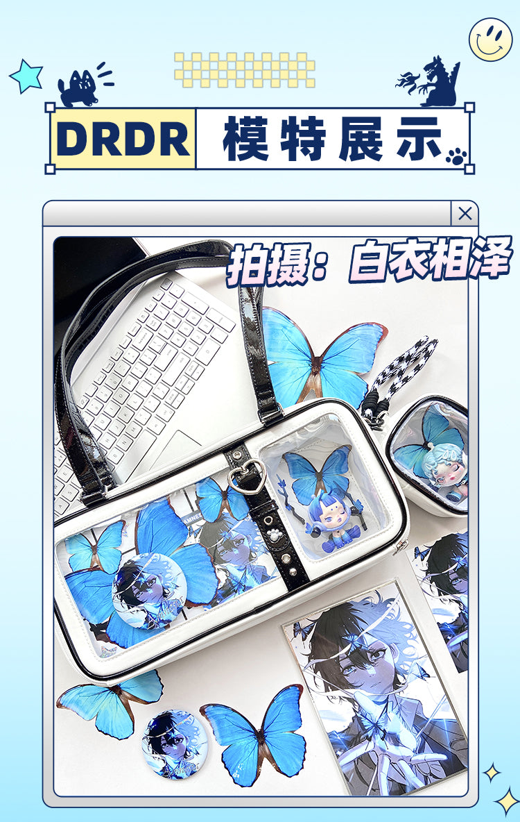 【予約】DRDR 子猫vs.ドラゴン ぬいぐるみ兼用 トート痛バッグ ぬいバッグ付き