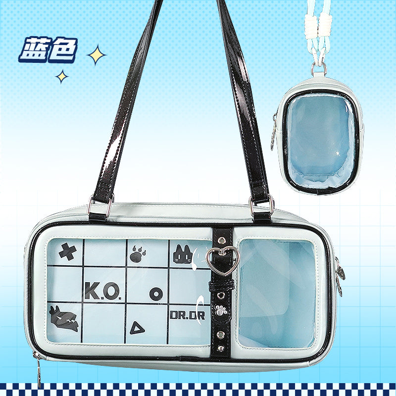 【予約】DRDR 子猫vs.ドラゴン ぬいぐるみ兼用 トート痛バッグ ぬいバッグ付き