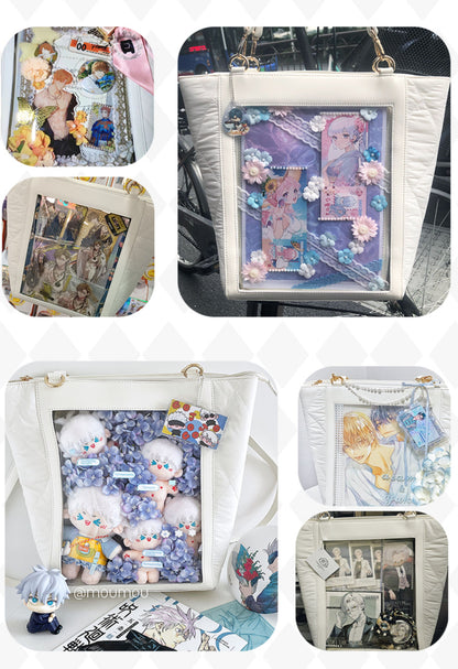 【予約】電波博物館 ダイヤ格子B 大容量トート痛バッグ A4ファイル縦向収納可