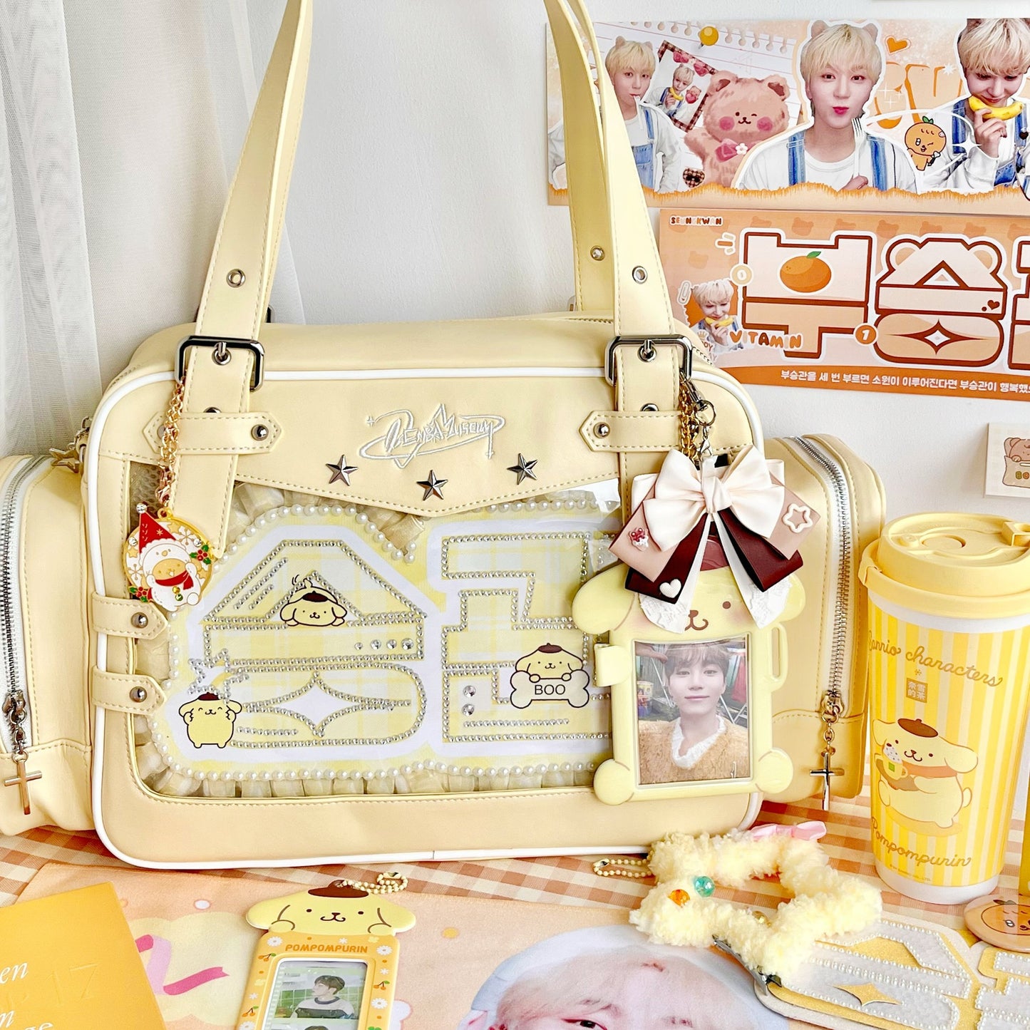 【予約】電波博物館 星響 大容量痛バッグ ぬいぐるみ兼用