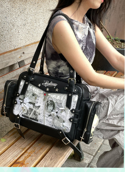 【予約】電波博物館 星響 大容量痛バッグ ぬいぐるみ兼用