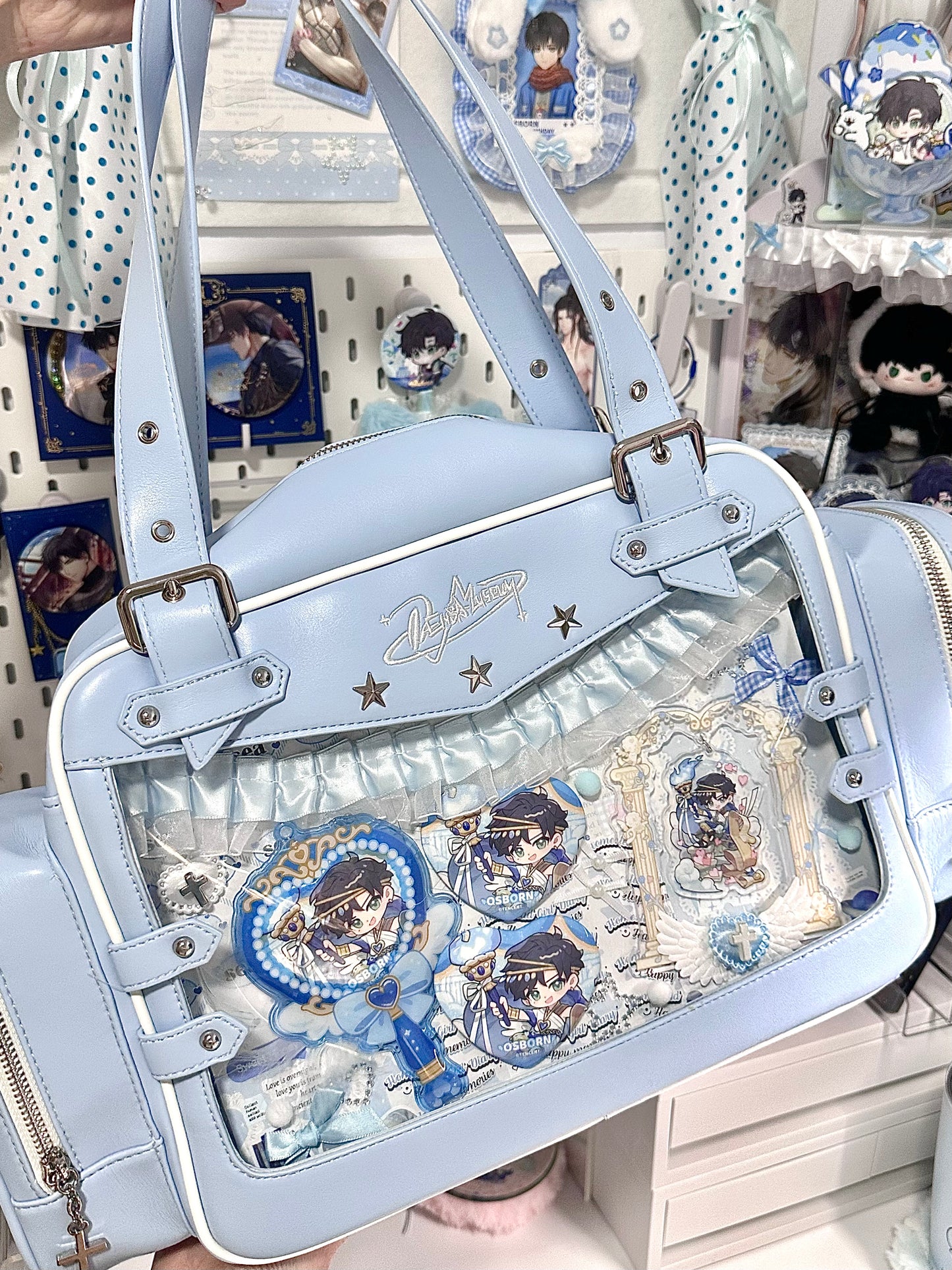 【予約】電波博物館 星響 大容量痛バッグ ぬいぐるみ兼用