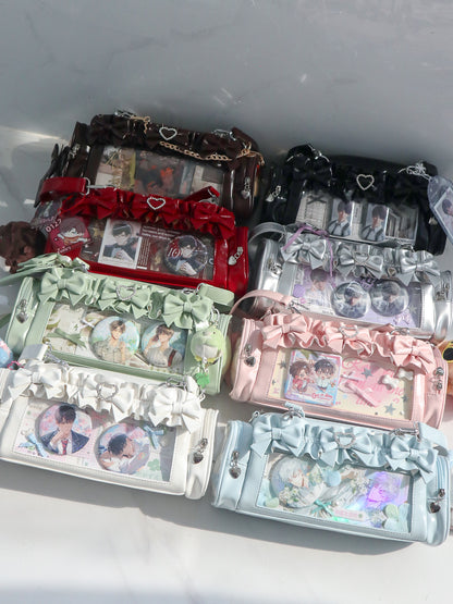 【予約】脳壳痛スタジオ フリル 量産地雷風痛バッグ カードケース付き