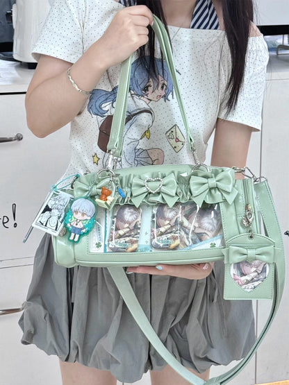 【予約】脳壳痛スタジオ フリル 量産地雷風痛バッグ カードケース付き