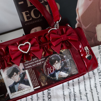 【予約】脳壳痛スタジオ フリル 量産地雷風痛バッグ カードケース付き