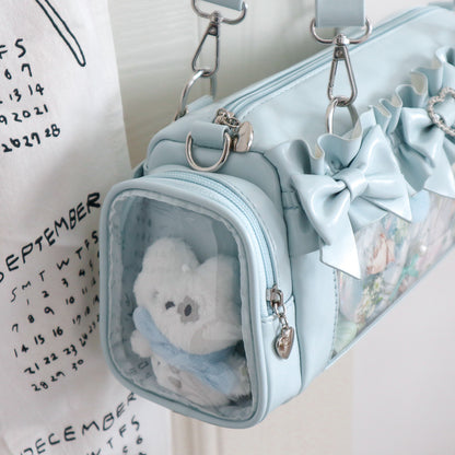 【予約】脳壳痛スタジオ フリル 量産地雷風痛バッグ カードケース付き