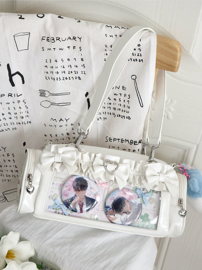 【予約】脳壳痛スタジオ フリル 量産地雷風痛バッグ カードケース付き