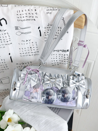 【予約】脳壳痛スタジオ フリル 量産地雷風痛バッグ カードケース付き