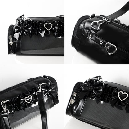 【予約】脳壳痛スタジオ フリル 量産地雷風痛バッグ カードケース付き