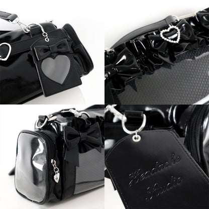 【予約】脳壳痛スタジオ フリル 量産地雷風痛バッグ カードケース付き