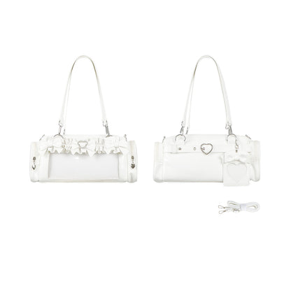 【予約】脳壳痛スタジオ フリル 量産地雷風痛バッグ カードケース付き