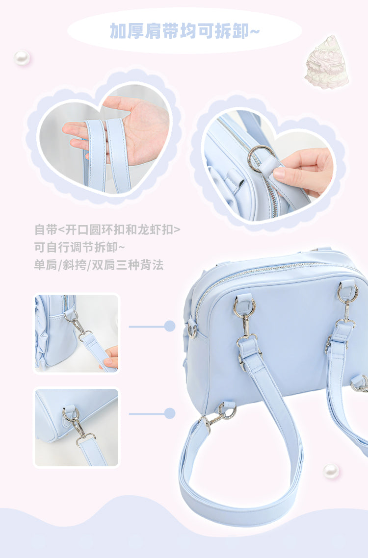 【予約】ROSYPOSY フリルケーキ 痛バッグ ぬいぐるみ兼用