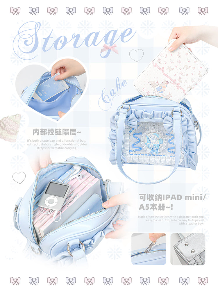 【予約】ROSYPOSY フリルケーキ 痛バッグ ぬいぐるみ兼用