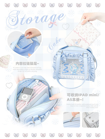 【予約】ROSYPOSY フリルケーキ 痛バッグ ぬいぐるみ兼用