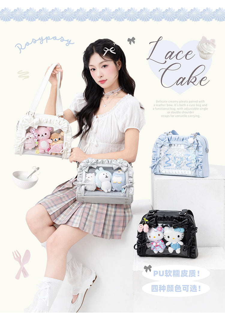 【予約】ROSYPOSY フリルケーキ 痛バッグ ぬいぐるみ兼用
