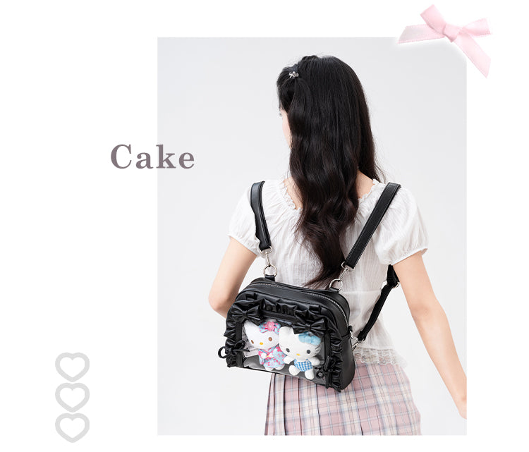 【予約】ROSYPOSY フリルケーキ 痛バッグ ぬいぐるみ兼用