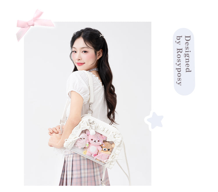 【予約】ROSYPOSY フリルケーキ 痛バッグ ぬいぐるみ兼用