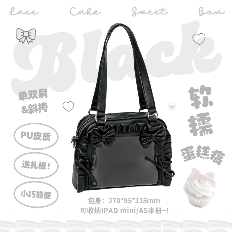 【予約】ROSYPOSY フリルケーキ 痛バッグ ぬいぐるみ兼用