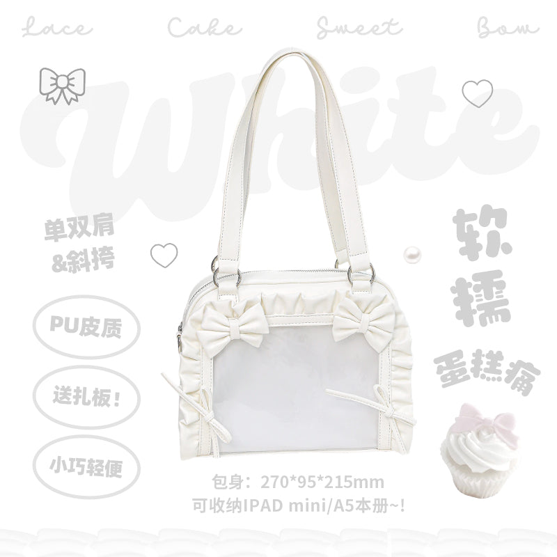 【予約】ROSYPOSY フリルケーキ 痛バッグ ぬいぐるみ兼用