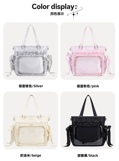 【予約】AORDA リボン 3wayリュック痛バッグ ぬいぐるみ兼用