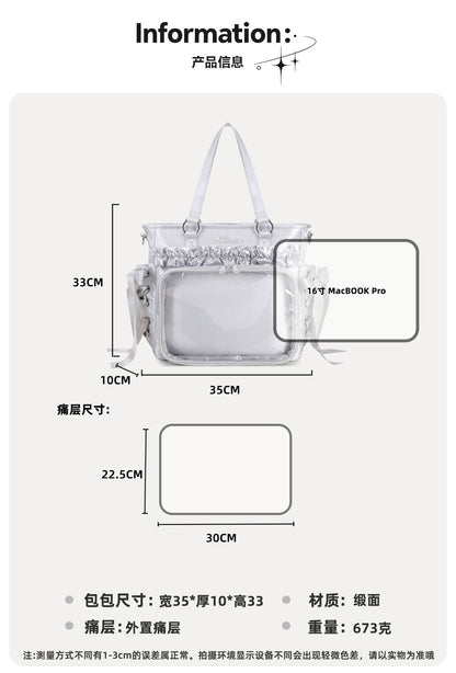 【予約】AORDA リボン 3wayリュック痛バッグ ぬいぐるみ兼用