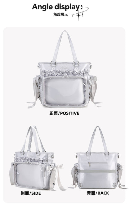 【予約】AORDA リボン 3wayリュック痛バッグ ぬいぐるみ兼用