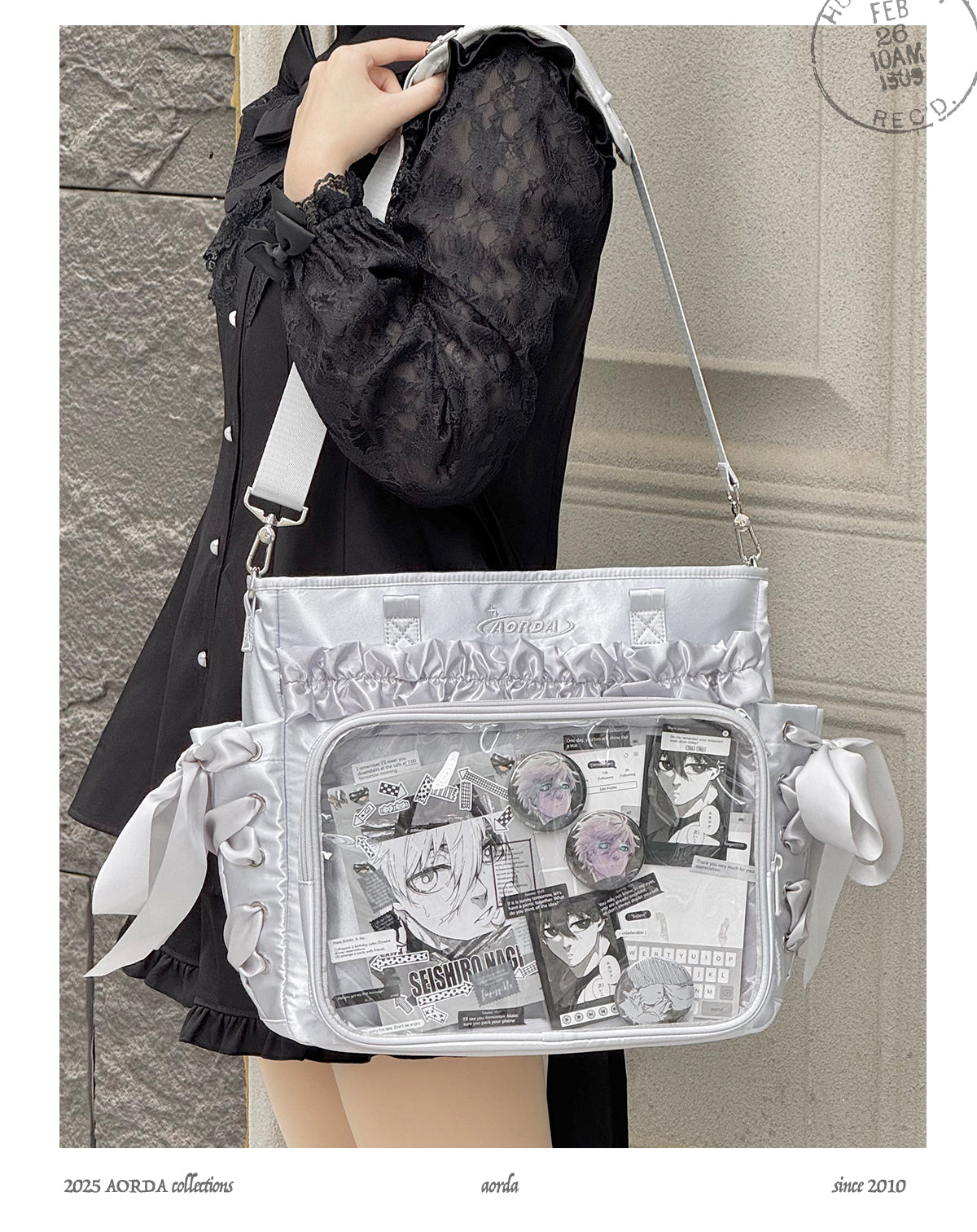 【予約】AORDA リボン 3wayリュック痛バッグ ぬいぐるみ兼用