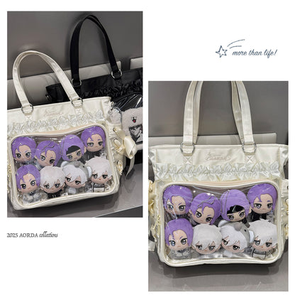 【予約】AORDA リボン 3wayリュック痛バッグ ぬいぐるみ兼用