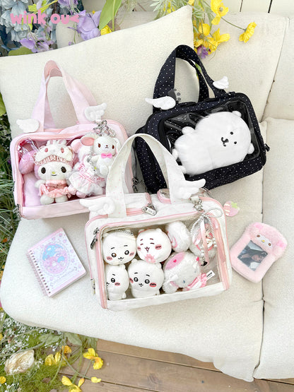 【予約】winkouv 旅行用小痛バッグ 20cmぬいぐるみバッグ 化粧ポーチ