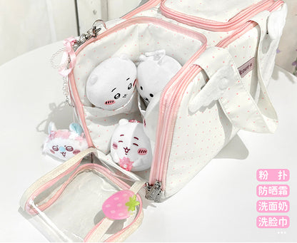 【予約】winkouv 旅行用小痛バッグ 20cmぬいぐるみバッグ 化粧ポーチ