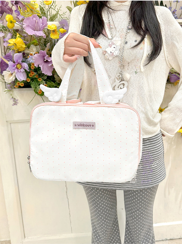 【予約】winkouv 旅行用小痛バッグ 20cmぬいぐるみバッグ 化粧ポーチ