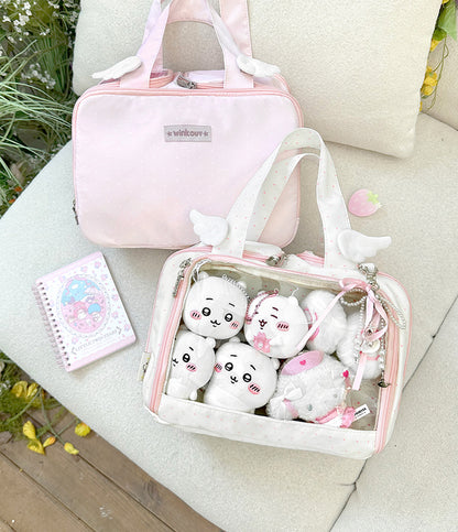 【予約】winkouv 旅行用小痛バッグ 20cmぬいぐるみバッグ 化粧ポーチ
